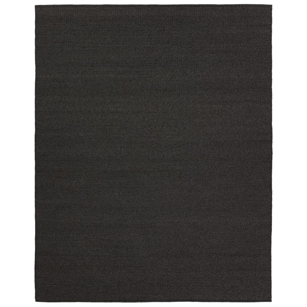 Jaipur Living Ryker 9 ft. x 12 ft. Charcoal Solid Handmade Indoor