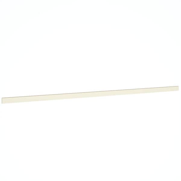 QuickShip 96 in. W x 1.56 in. H x 0.75 in. D Light Baffle Square Edge Accent Moulding in Starlight