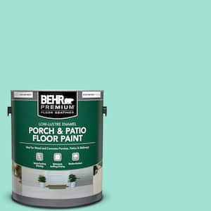 1 gal. #P430-2 Aqua Wish Low-Lustre Enamel Interior/Exterior Porch and Patio Floor Paint