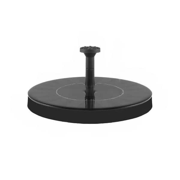 Cubilan New Upgraded Mini Solar Fountain Pump 1.5W Standalone Solar Panel for Garden, Pond, Pool and Outdoor-Black