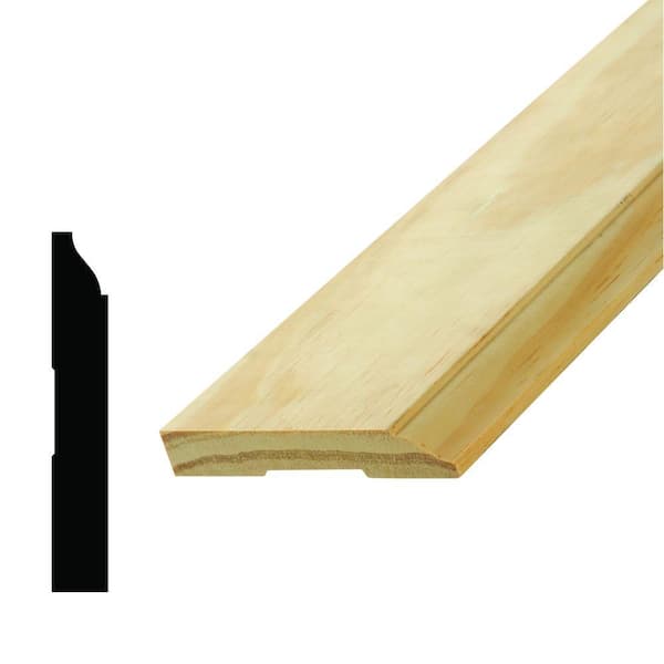 Alexandria Moulding WM 622 9/16 in. x 3-1/2 in. Pine Wood