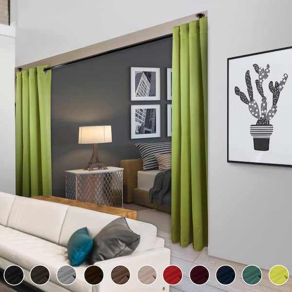 Green Grommet Blackout Curtain - 120 in. W x 108 in. L