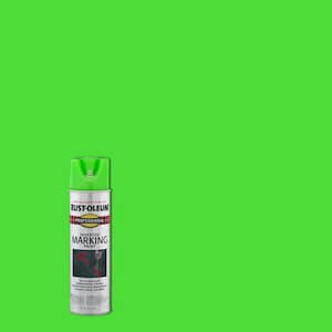 15 oz. Fluorescent Green Inverted Marking Spray Paint (6-Pack)