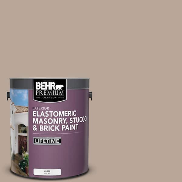 BEHR PREMIUM 1 gal. #BXC-43 Desert Sandstorm Elastomeric Masonry, Stucco and Brick Exterior Paint