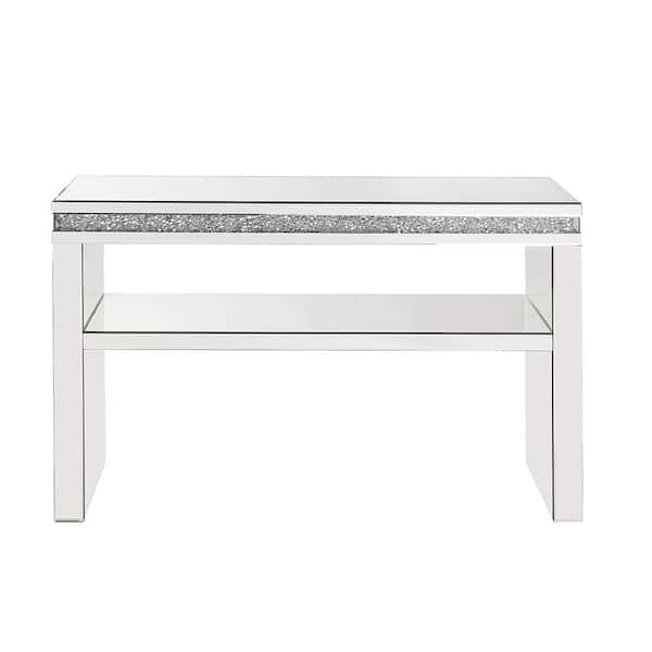 Acme Furniture Nie 47 In Mirrored, Acme Console Table