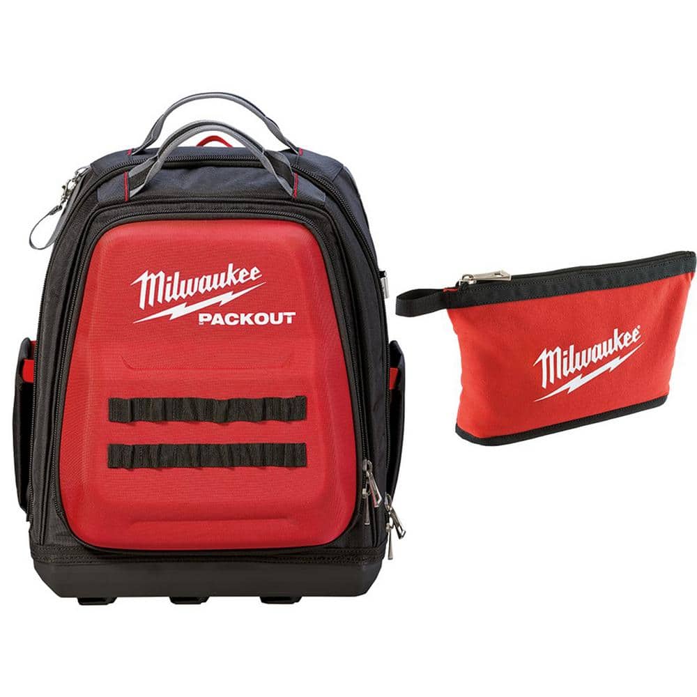 Milwaukee 15 in. PACKOUT Backpack with Tool Bag 48-22-8301-48-22-8180 The  Home Depot