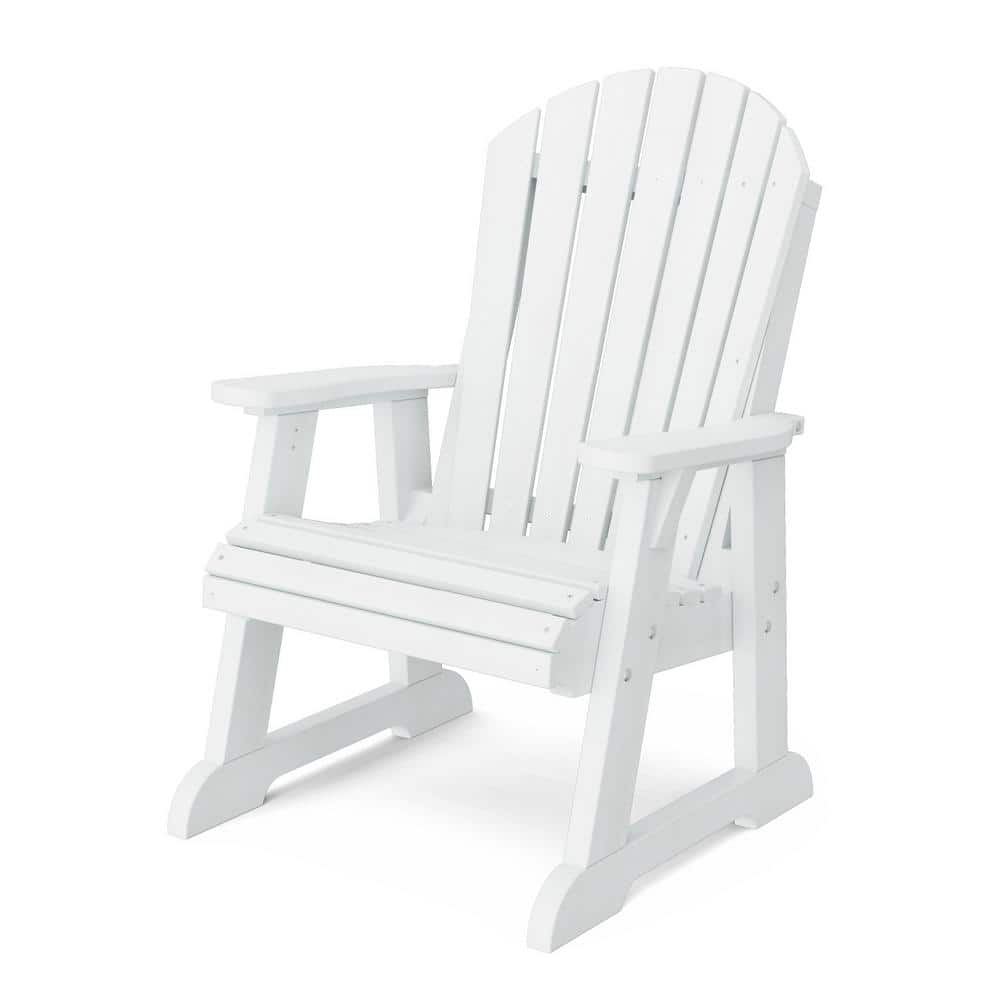 Heritage White Plastic Outdoor High Fan Back Chair price history on PriceWatchPro