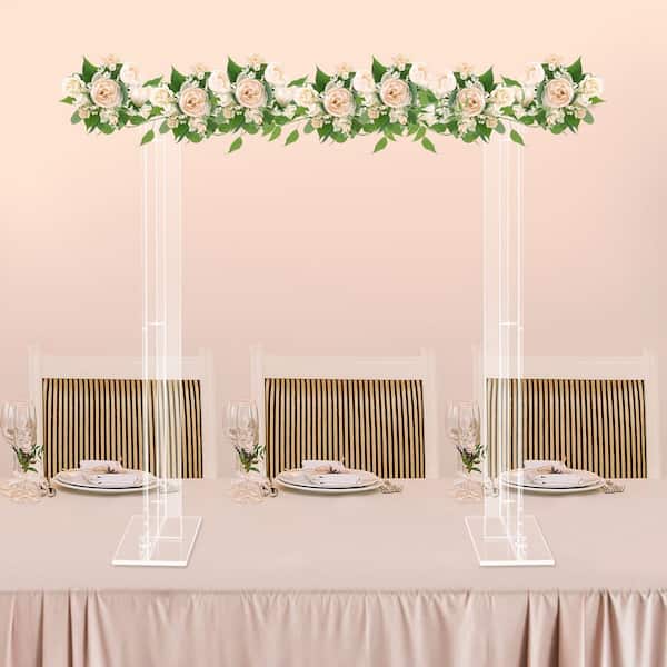 Acrylic Table Centerpiece Floral Stand Wedding Decoration – Make