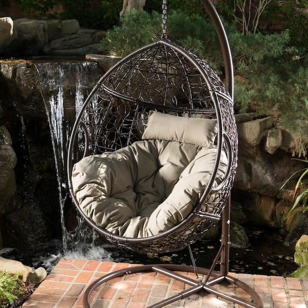 egg shaped garden chair