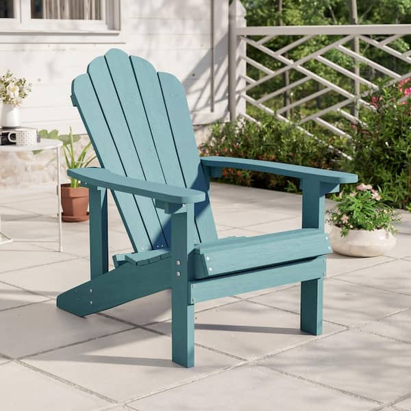 Lake Blue Weather Resistant Plastic Adirondack Chair