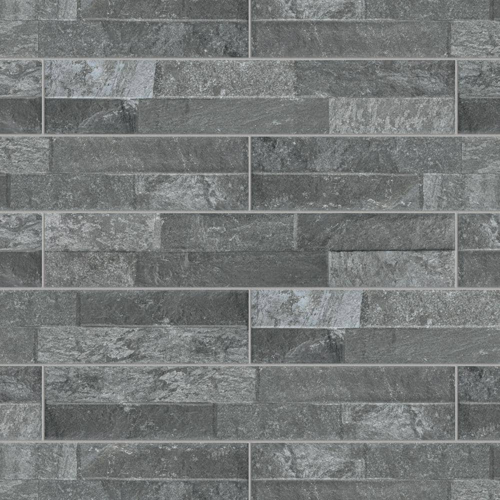 Ordino Black 3-1/4 in. x 8-3/4 in. Porcelain Wall Take Home Tile Sample price history on PriceWatchPro