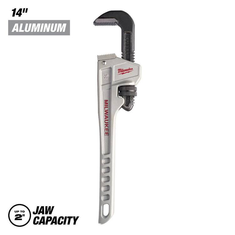 Milwaukee 14 in. Aluminum Pipe Wrench