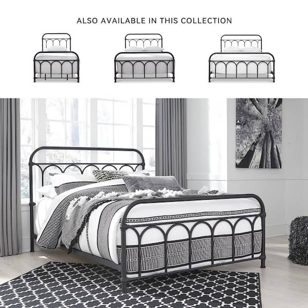 Signature DESIGN BY ASHLEY Nashburg Black Metal Frame Queen Panel