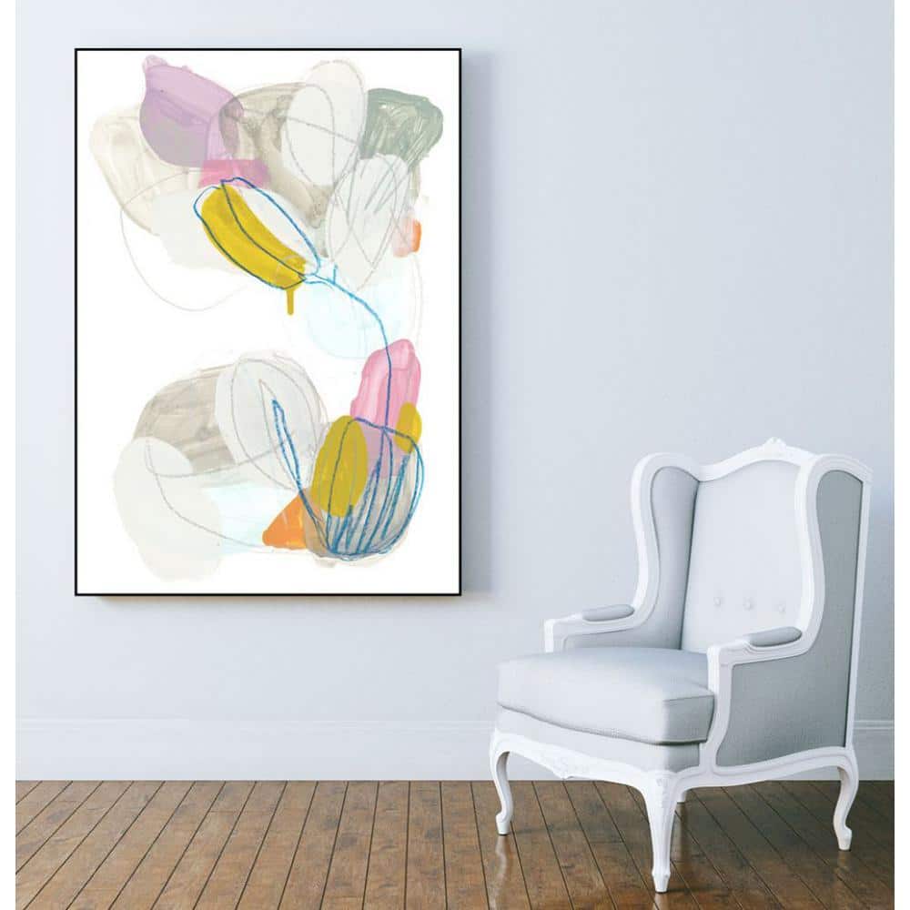30 in. x 40 in. Shift Change III by June Erica Vess Framed Wall Art