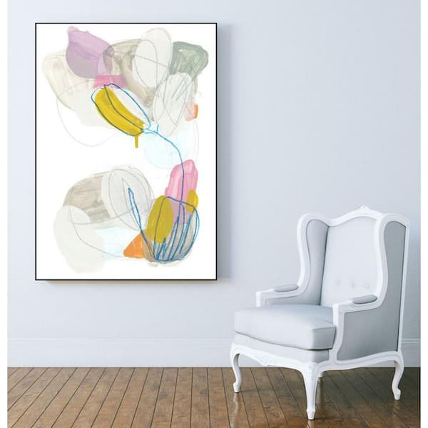 Unbranded 30 in. x 40 in. "Shift Change III" by June Erica Vess Framed Wall Art