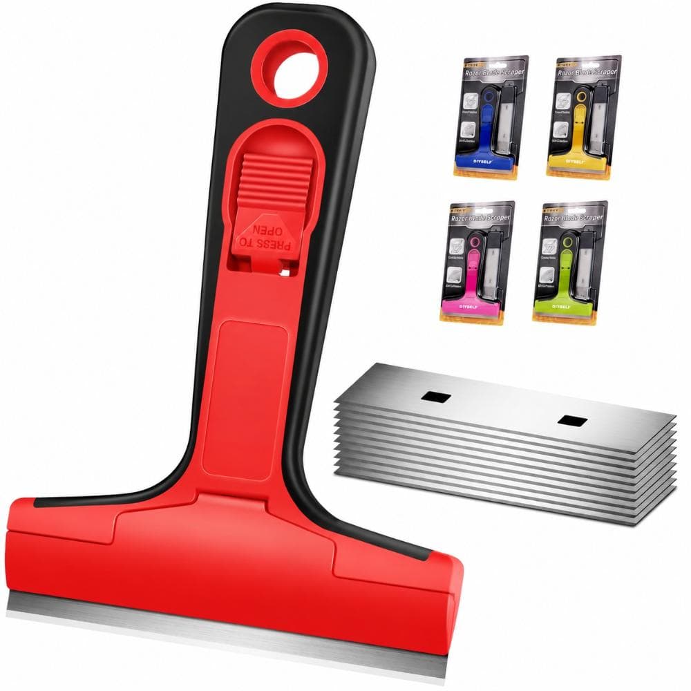 1-Pack Plastic Razor Blade Scraper Tool Kit, for Glass, Cooktop, Labels, Paint and Household Surfaces price history on PriceWatchPro