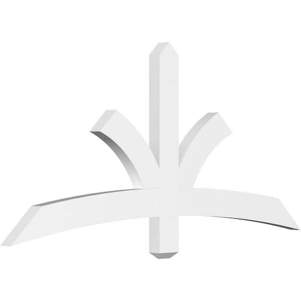 Ekena Millwork Davenport 60 in. W x 27.5 in. H x 2 in. D Signature Polyurethane Bracket