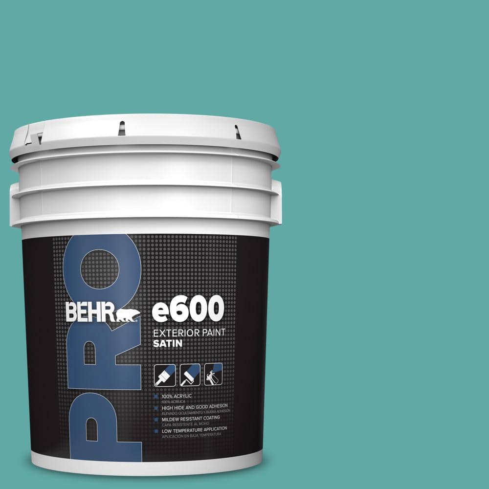 5 gal. #500D-5 Teal Zeal Satin Exterior Paint price history on PriceWatchPro