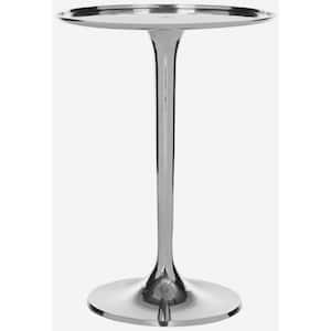 Platina 14.8 in. Silver End Table