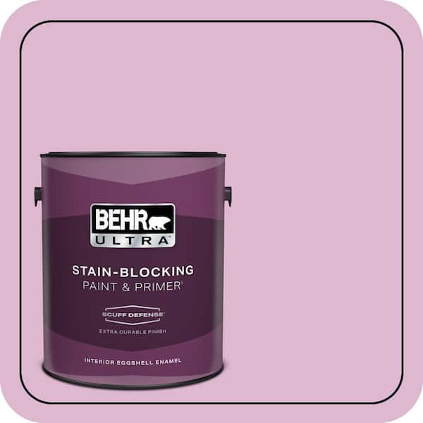 BEHR ULTRA 1 gal. #M120-3 Pink Wink Extra Durable Eggshell Enamel Interior Paint & Primer
