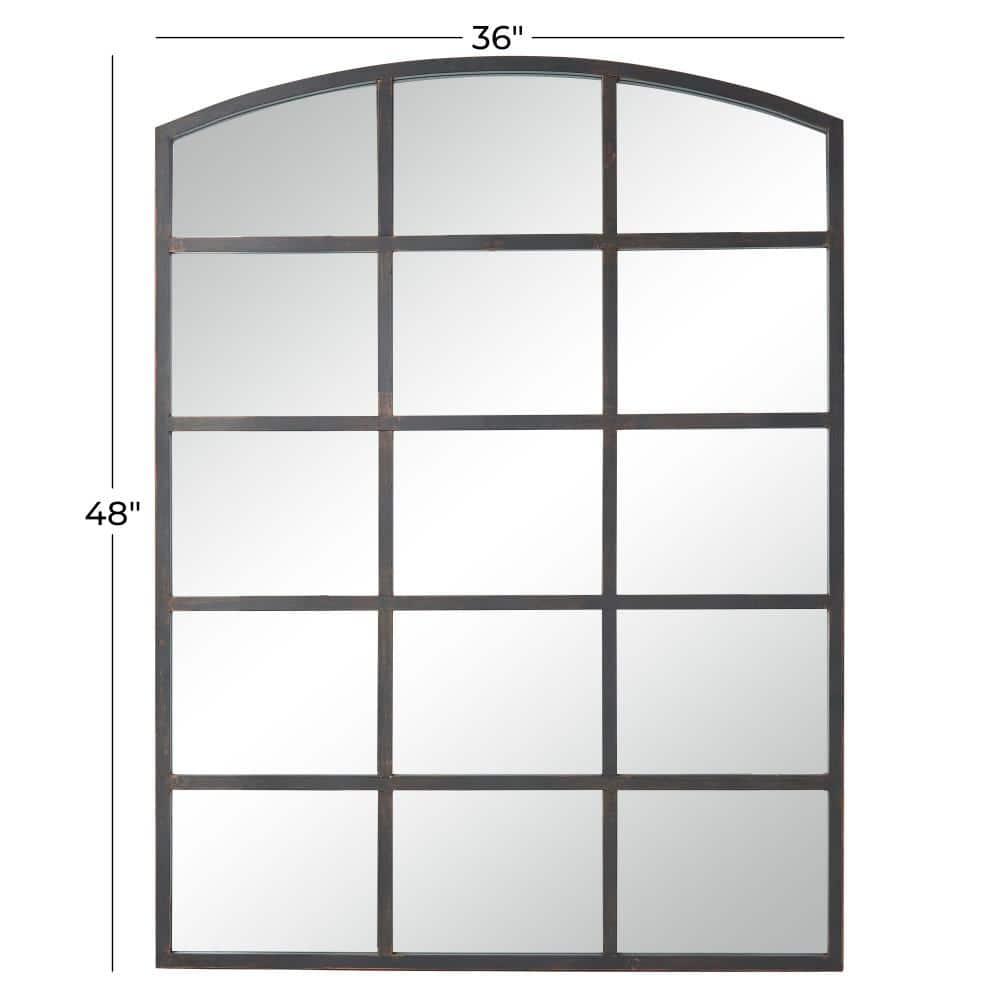 Bronze Wood Rectangular Dresser Mirror 36" x 48"