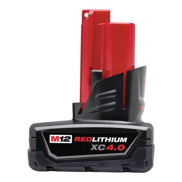 Milwaukee - M12 12-Volt Lithium-Ion Cordless 1400 Lumen ROCKET LED Stand Work Light Kit W/ Two 4.0 Ah Batteries, Charger and Bag