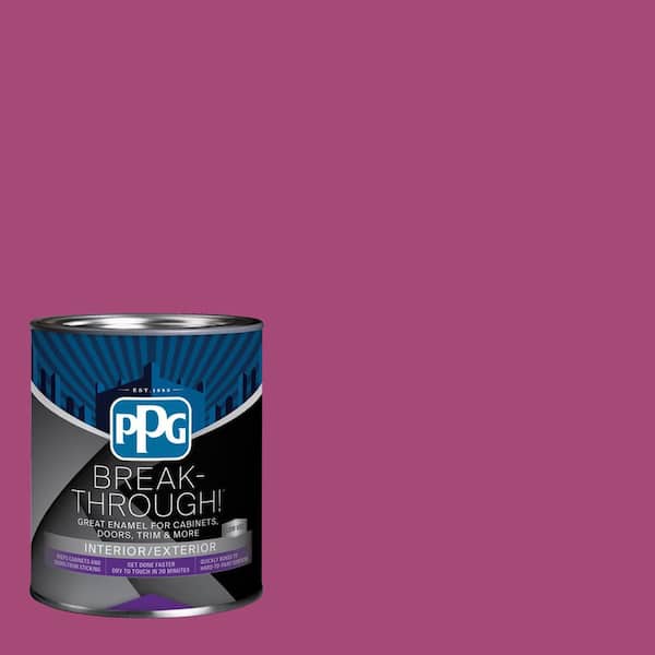 Break-Through! 1 qt. PPG17-11 Cerise Satin Door, Trim & Cabinet Paint