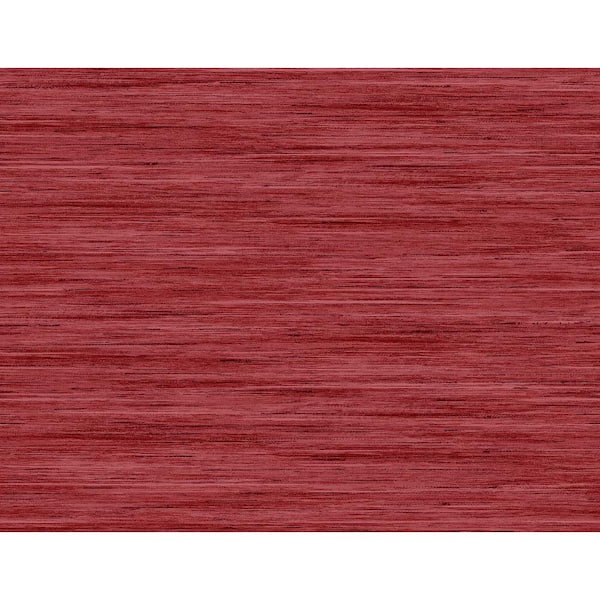 LILLIAN AUGUST 60.75 sq. ft. Coastal Haven Berry Loe Sanctuary Stria Embossed Vinyl Unpasted Wallpaper Roll