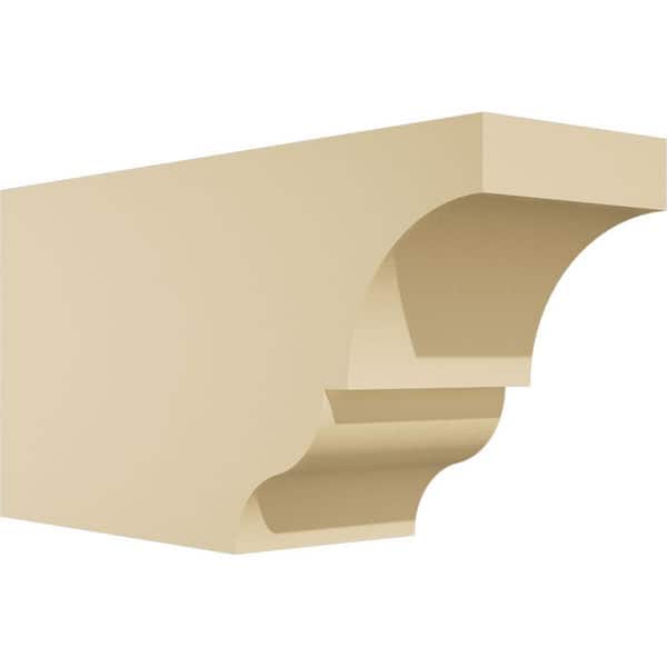 Ekena Millwork Standard Asheboro 5 in. W x 8 in. H x 16 in. D Signature Urethane Rafter Tail Outlooker