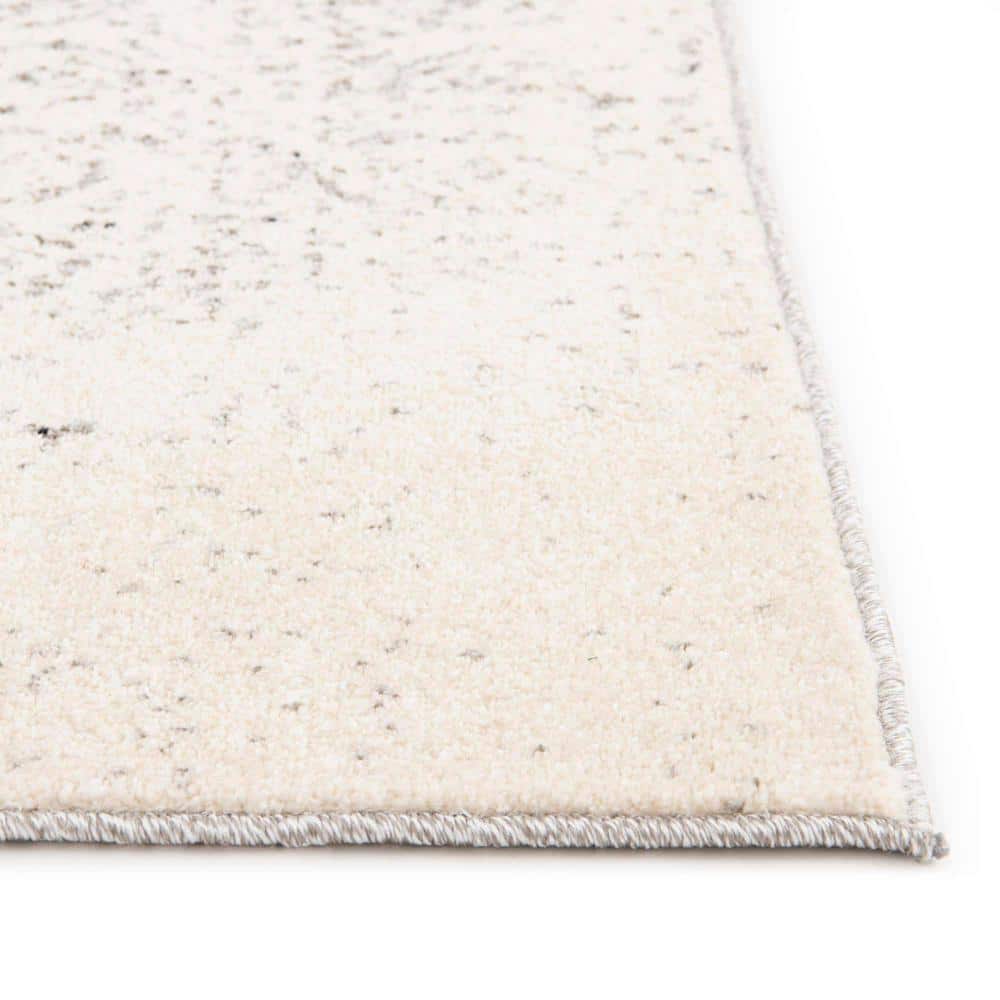 Gray Geometric Tufted Rectangular Washable Rug, 10'x13'