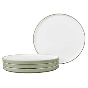 Colortex Stone Sage 6 in. Porcelain Small Plates (Set of 4)