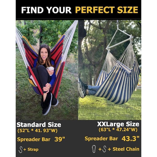 Standard hammock clearance size