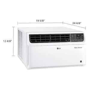 10,000 BTU Dual Inverter Smart Window Air Conditioner LW1022IVSM Cools 450 Sq. Ft. with Remote, Wi-Fi Enabled