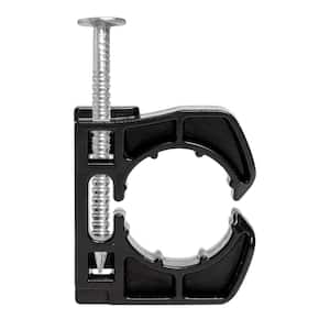 1/4 Black Nail On Clamps are used to attach 1/4 tubing to any wood  structure