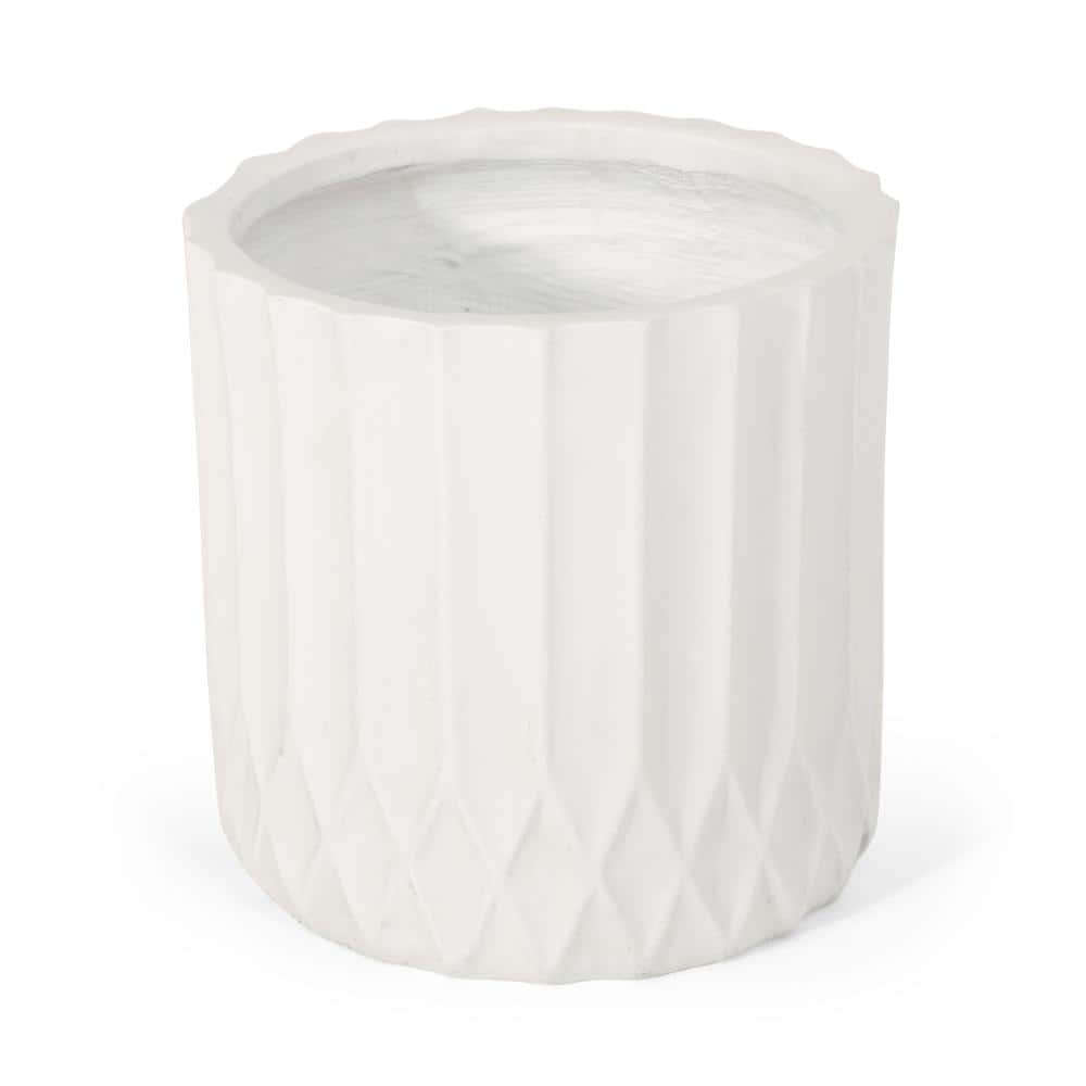 Candor 12.75 in. Antique White Magnesium Oxide Urn Planter for Indoor Outdoor Use price history on PriceWatchPro