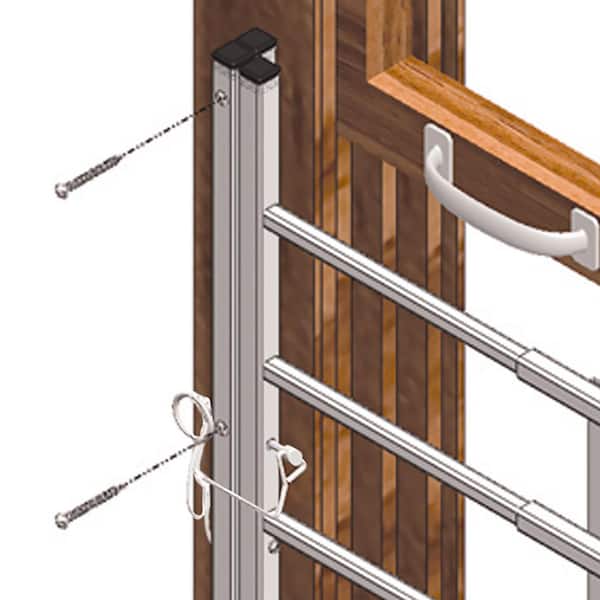 Fixed Window Guard Window Guard Prime-Line Fixed – 4-Bar Security Grate, Adjustable 31