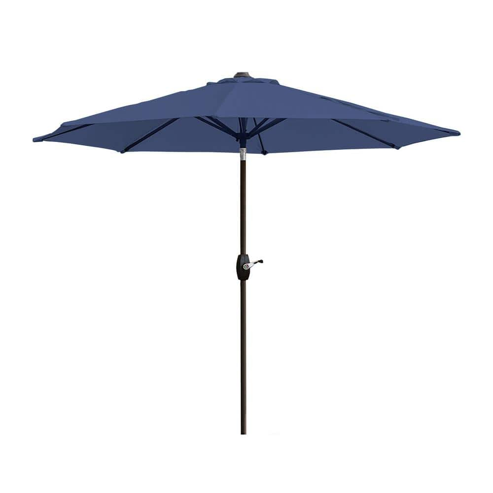 WESTIN OUTDOOR Tristen 9 ft. Aluminum Market Tilt Patio Umbrella in ...