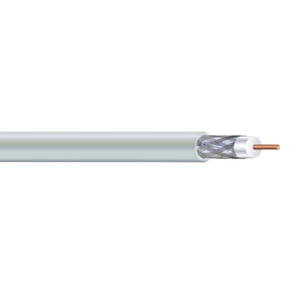 Syston Cable Technology RG6 Dual Shield 500 ft. White CM Coaxial Cable