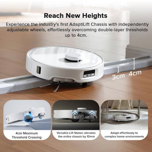 Roborock Q Revo Curv 17.7 in Robotic Vacuum and Mop with