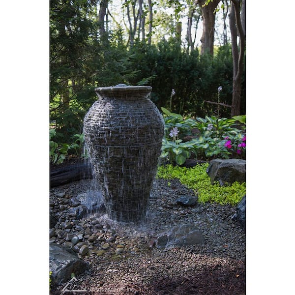 Aquascape Outdoor Zen Garden 45 in. Stacked Slate Stone Textured