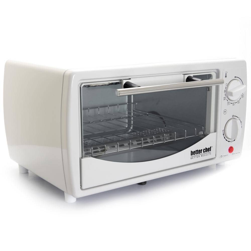 Better Chef 700Watt 4Slice White Toaster Oven Broiler 98589570M The