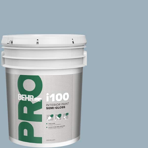 BEHR PRO 5 gal. #HDC-CT-24 Rainy Sidewalk Semi-Gloss Interior Paint