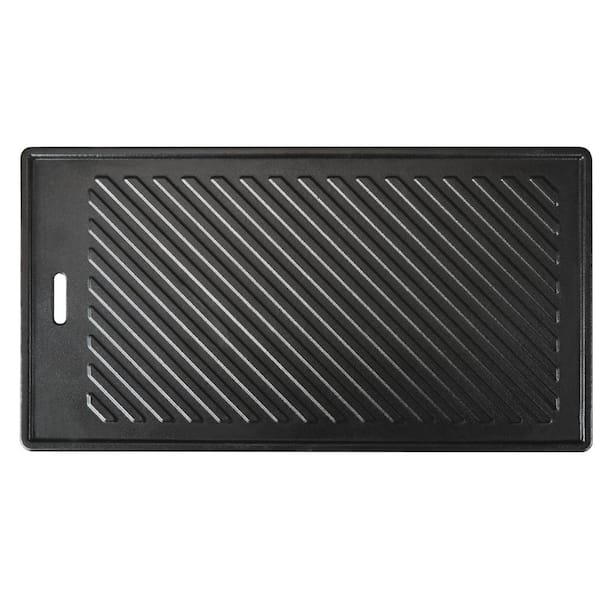 17.7 in. x 9.45 in. Reversible Cast Iron Cooking Plate