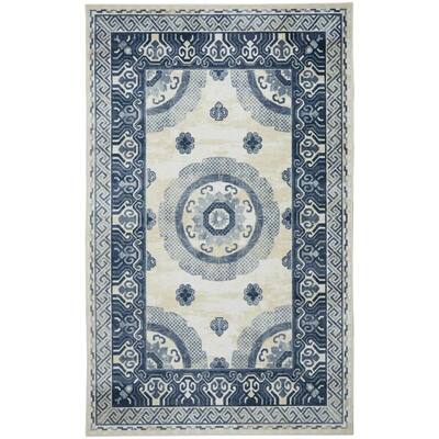 Champlain Navy 5 ft. x 8 ft. Indoor Area Rug