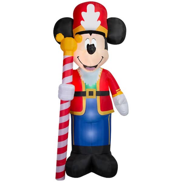 10 ft. Tall 4.3 ft. Wide Mickey as Nutcracker Christmas Inflatable