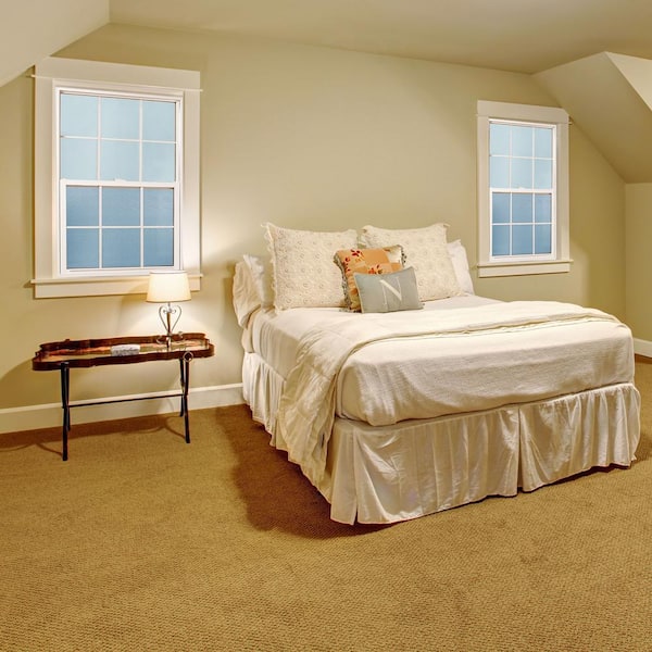 36 in. x 60 in. White Double-Pane Insulated Glass Vinyl Single Hung Window with Grids and Screen
