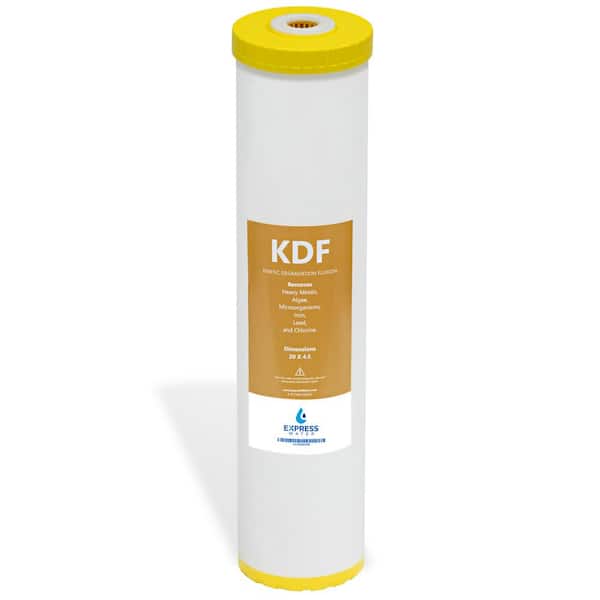 Express Water Kinetic Degradation Fluxion Filter - Whole House Heavy Metal Replacement Water Filter - 4.5" x 20" inch