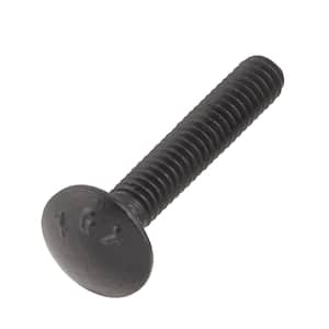 1/4 in. -20  x 1-1/2 in. Black Deck Exterior Carriage Bolt (50-Pack)