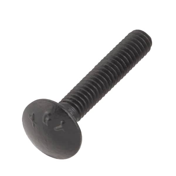1/4 in. -20 x 1-1/2 in. Black Deck Exterior Carriage Bolt