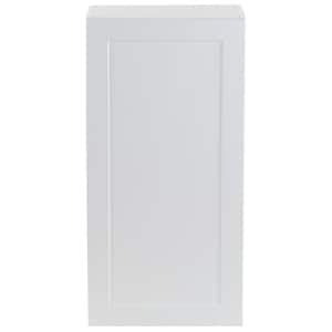 Cambridge White Shaker Assembled Wall Kitchen Cabinet with 1 Soft Close Door (18 in. W x 12.5 in. D x 36 in. H)